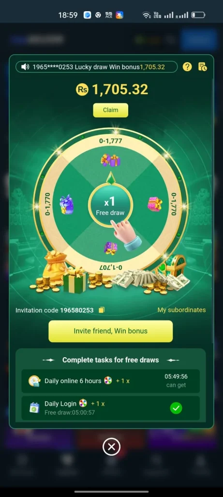 786Ko Game Lucky Wheel